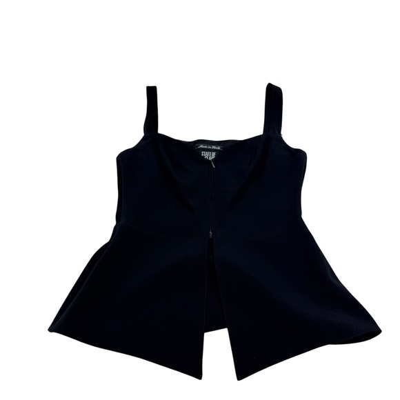 State of Claude Montana Black Blazer & Tank Top Set Made in Italy Tuxedo Lapel - Picture 4 of 12